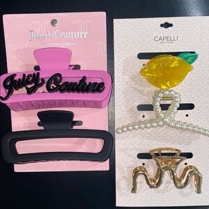 Juicy couture Hair clips
